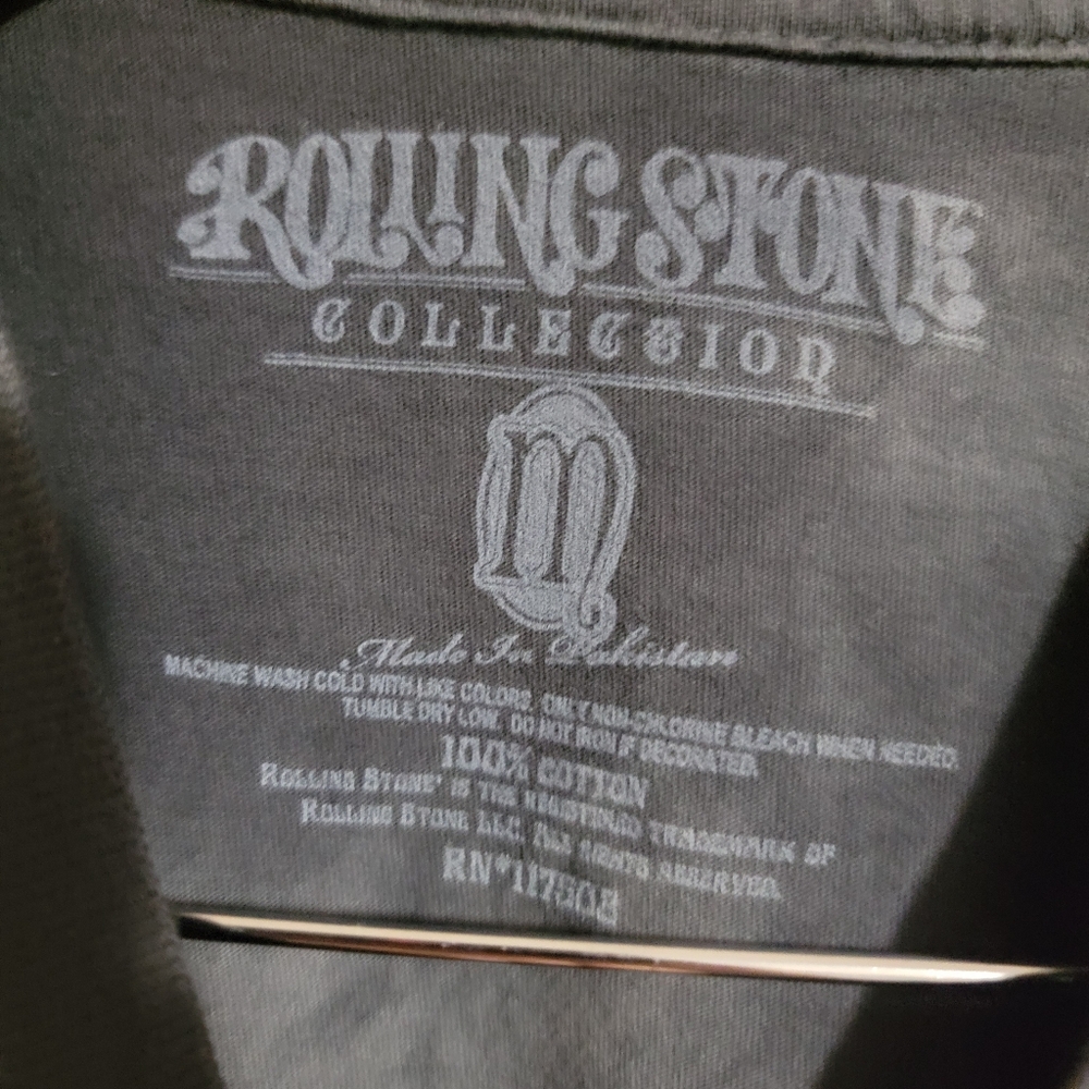 Rolling Stone Collection Magazine Rob Zombie Graphic Tie Dye Faded T-shirt 90s - Picture 4 of 8